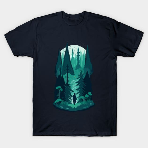 Walk Through a Magic Forest T-Shirt by ShirtifiedStore